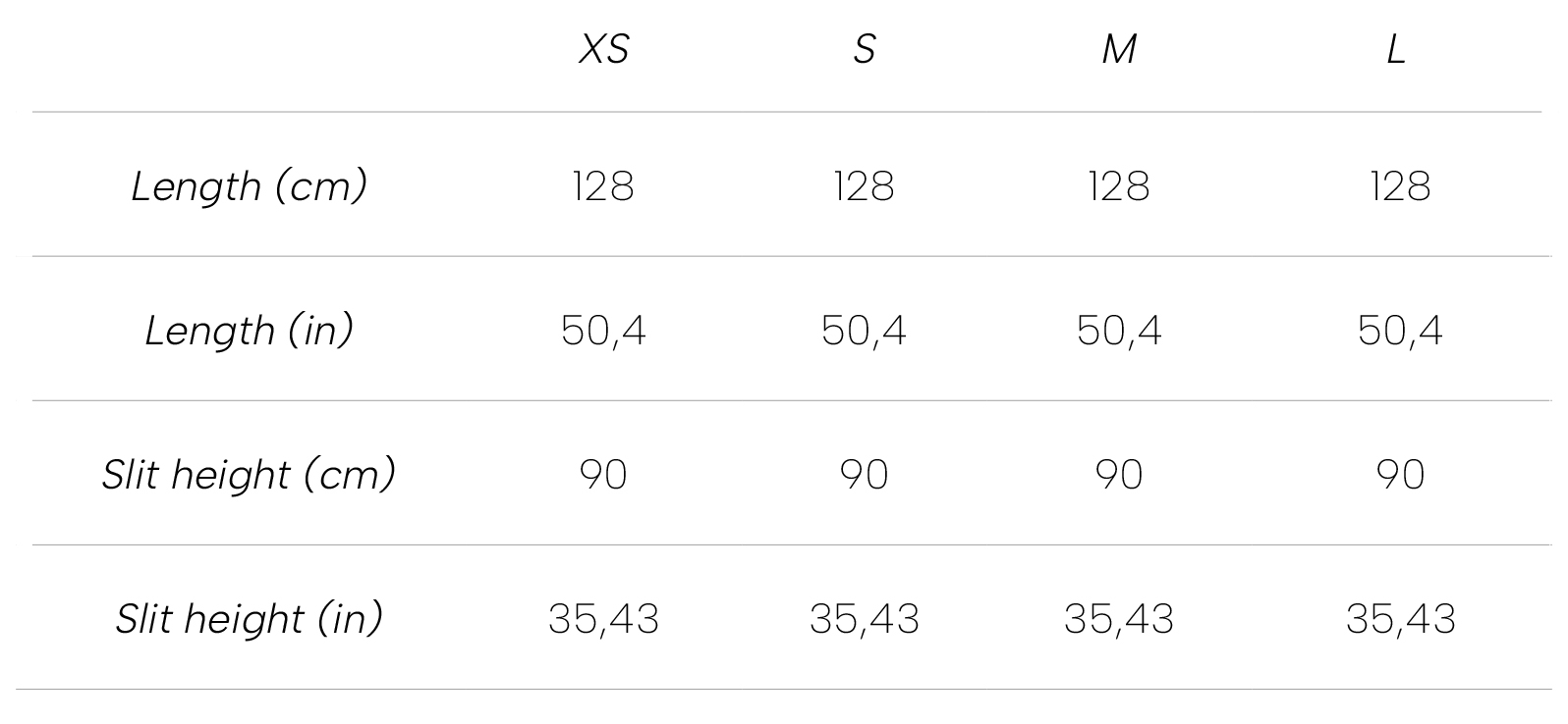Measurements Kenya Dress