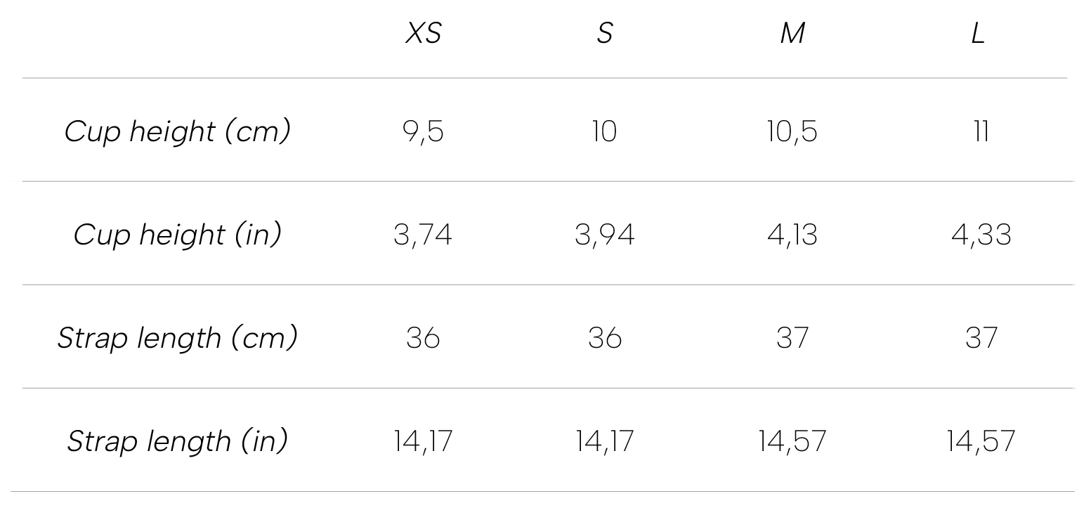 Measurements Midnight Bra