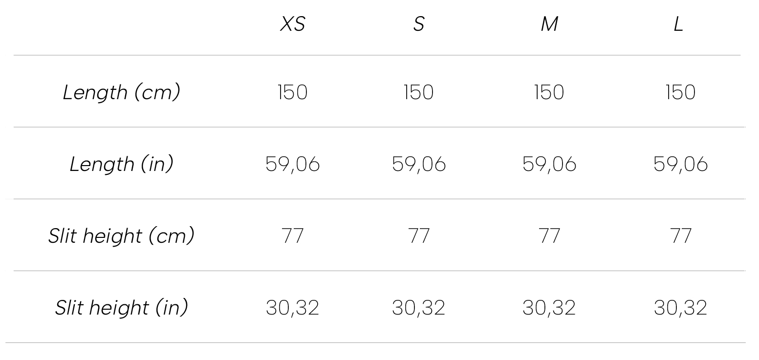 Measurements Olympia Maxi