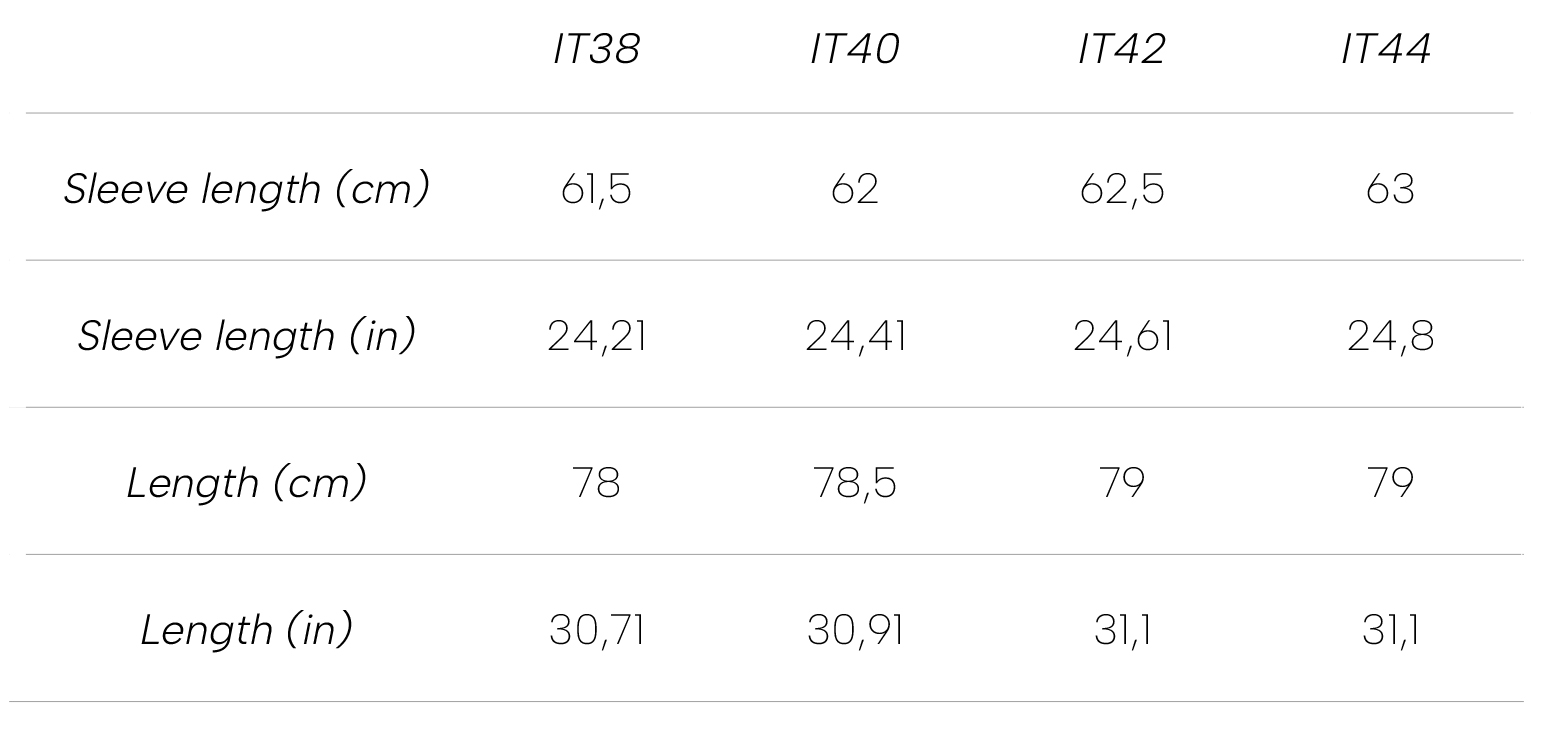 Measurements Oversized Blazer